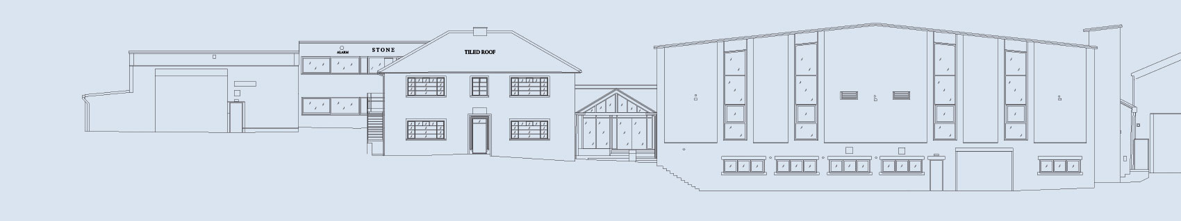 Rowley Mills existing elevation